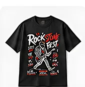 Camiseta negra personalizada
