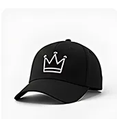 Gorra negra personalizada