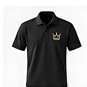 Polo negro personalizado
